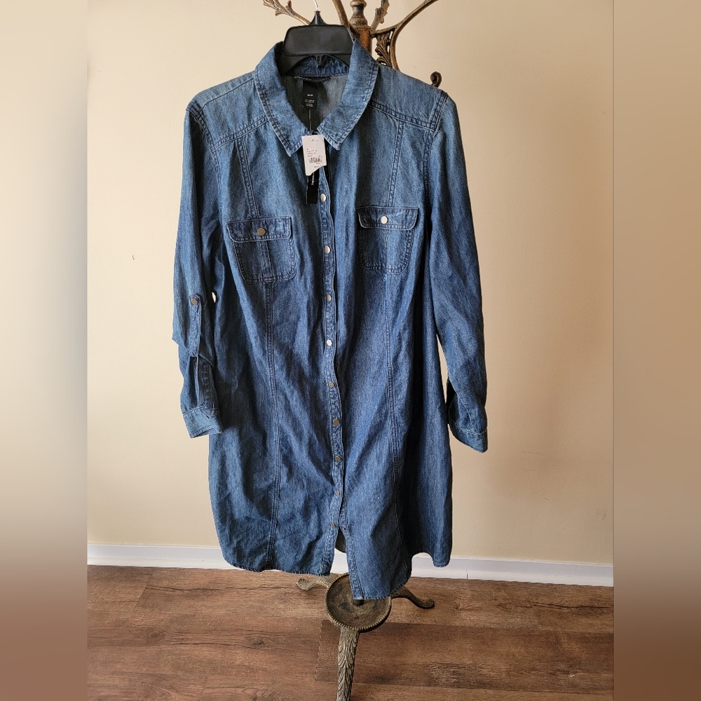 Lane bryant jean dress